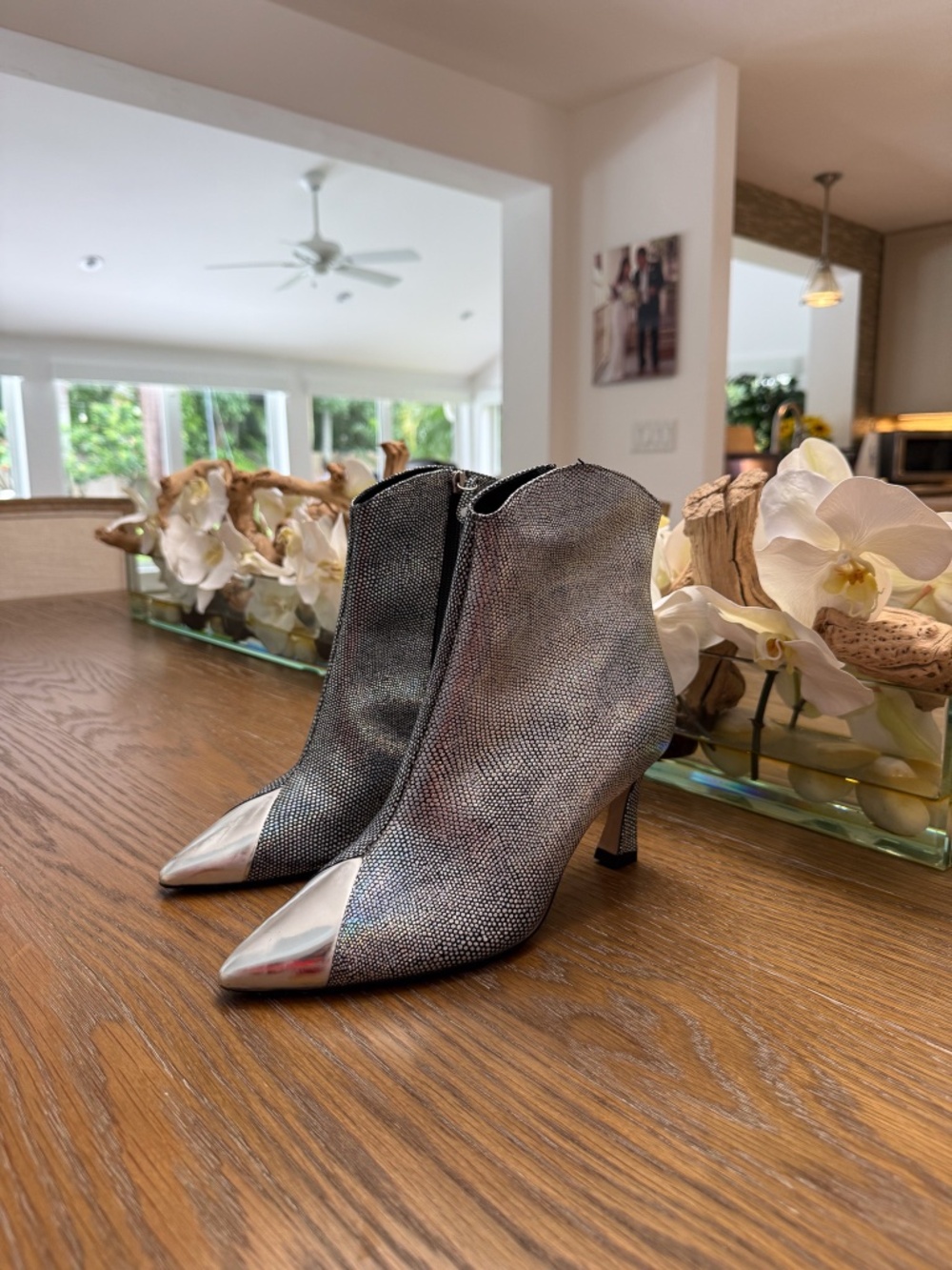 Cecelia sparkly metallic boots - 9